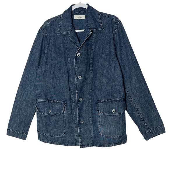 Buck Mason Other - Buck Mason Chore Coat Jacket Mens Medium Denim Cotton Button Designer Outdoor